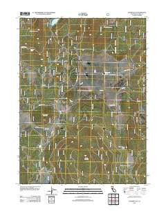 Champs Flat California Historical topographic map, 1:24000 scale, 7.5 X 7.5 Minute, Year 2012