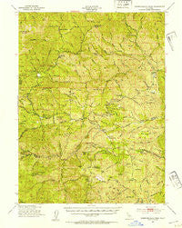 Chanchelulla Peak California Historical topographic map, 1:62500 scale, 15 X 15 Minute, Year 1951