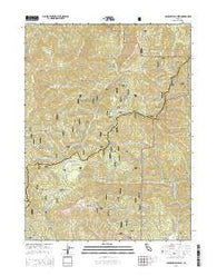 Chanchelulla Peak California Current topographic map, 1:24000 scale, 7.5 X 7.5 Minute, Year 2015