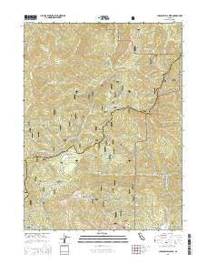 Chanchelulla Peak California Current topographic map, 1:24000 scale, 7.5 X 7.5 Minute, Year 2015