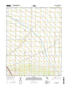 Chaney Ranch California Current topographic map, 1:24000 scale, 7.5 X 7.5 Minute, Year 2015