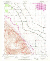Charleston School California Historical topographic map, 1:24000 scale, 7.5 X 7.5 Minute, Year 1956
