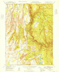 Cherokee California Historical topographic map, 1:24000 scale, 7.5 X 7.5 Minute, Year 1949