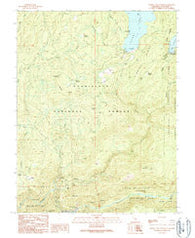 Cherry Lake South California Historical topographic map, 1:24000 scale, 7.5 X 7.5 Minute, Year 1990
