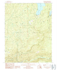 Cherry Lake South California Historical topographic map, 1:24000 scale, 7.5 X 7.5 Minute, Year 1990