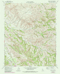 Cherry Peak California Historical topographic map, 1:24000 scale, 7.5 X 7.5 Minute, Year 1968