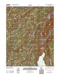 Cherry Lake North California Historical topographic map, 1:24000 scale, 7.5 X 7.5 Minute, Year 2012