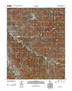 Cherry Peak California Historical topographic map, 1:24000 scale, 7.5 X 7.5 Minute, Year 2012