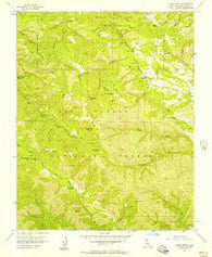 Chews Ridge California Historical topographic map, 1:24000 scale, 7.5 X 7.5 Minute, Year 1956