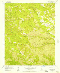Chews Ridge California Historical topographic map, 1:24000 scale, 7.5 X 7.5 Minute, Year 1956