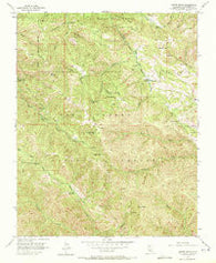 Chews Ridge California Historical topographic map, 1:24000 scale, 7.5 X 7.5 Minute, Year 1956