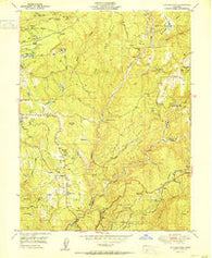 Chicago Park California Historical topographic map, 1:24000 scale, 7.5 X 7.5 Minute, Year 1951
