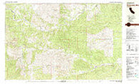 Chickabally Mtn California Historical topographic map, 1:25000 scale, 7.5 X 15 Minute, Year 1981