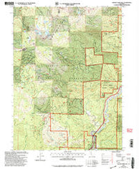 Chicken Hawk Hill California Historical topographic map, 1:24000 scale, 7.5 X 7.5 Minute, Year 1998