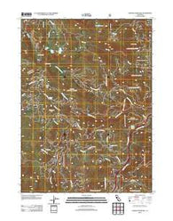 Chicken Hawk Hill California Historical topographic map, 1:24000 scale, 7.5 X 7.5 Minute, Year 2012