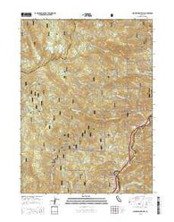 Chicken Hawk Hill California Current topographic map, 1:24000 scale, 7.5 X 7.5 Minute, Year 2015