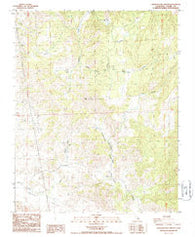 Chickencoop Canyon California Historical topographic map, 1:24000 scale, 7.5 X 7.5 Minute, Year 1986