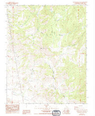 Chickencoop Canyon California Historical topographic map, 1:24000 scale, 7.5 X 7.5 Minute, Year 1986