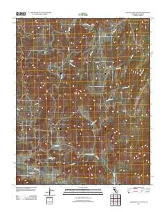 Chickencoop Canyon California Historical topographic map, 1:24000 scale, 7.5 X 7.5 Minute, Year 2012