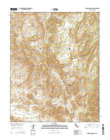 Chickencoop Canyon California Current topographic map, 1:24000 scale, 7.5 X 7.5 Minute, Year 2015