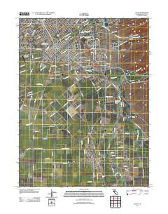 Chico California Historical topographic map, 1:24000 scale, 7.5 X 7.5 Minute, Year 2012