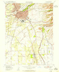 Chico California Historical topographic map, 1:24000 scale, 7.5 X 7.5 Minute, Year 1948