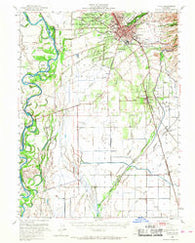 Chico California Historical topographic map, 1:62500 scale, 15 X 15 Minute, Year 1949