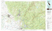 Chico California Historical topographic map, 1:100000 scale, 30 X 60 Minute, Year 1980