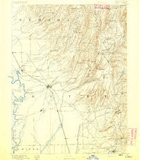 Chico California Historical topographic map, 1:125000 scale, 30 X 30 Minute, Year 1891
