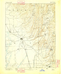 Chico California Historical topographic map, 1:125000 scale, 30 X 30 Minute, Year 1893