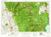 Chico California Historical topographic map, 1:250000 scale, 1 X 2 Degree, Year 1958