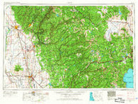 Chico California Historical topographic map, 1:250000 scale, 1 X 2 Degree, Year 1958