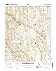 Chidago Canyon California Current topographic map, 1:24000 scale, 7.5 X 7.5 Minute, Year 2015