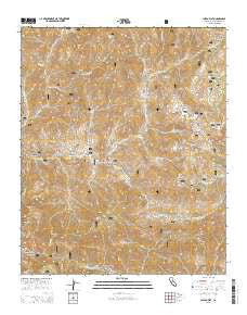 Chilao Flat California Current topographic map, 1:24000 scale, 7.5 X 7.5 Minute, Year 2015