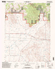 Chilcoot California Historical topographic map, 1:24000 scale, 7.5 X 7.5 Minute, Year 1994