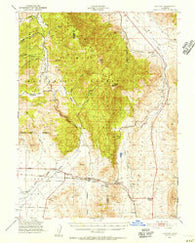 Chilcoot California Historical topographic map, 1:62500 scale, 15 X 15 Minute, Year 1950