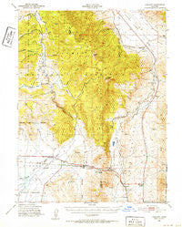 Chilcoot California Historical topographic map, 1:62500 scale, 15 X 15 Minute, Year 1950