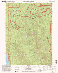 Childs Hill California Historical topographic map, 1:24000 scale, 7.5 X 7.5 Minute, Year 1997