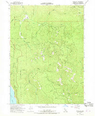 Childs Hill California Historical topographic map, 1:24000 scale, 7.5 X 7.5 Minute, Year 1966