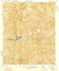 Chileno Canyon California Historical topographic map, 1:24000 scale, 7.5 X 7.5 Minute, Year 1942