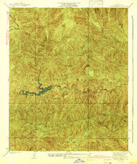 Chileno Canyon California Historical topographic map, 1:24000 scale, 7.5 X 7.5 Minute, Year 1942