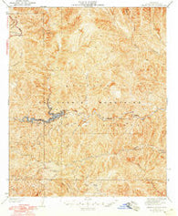 Chileno Canyon California Historical topographic map, 1:24000 scale, 7.5 X 7.5 Minute, Year 1942