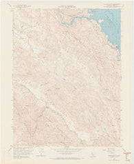 Chiles Valley California Historical topographic map, 1:24000 scale, 7.5 X 7.5 Minute, Year 1958
