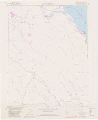 Chiles Valley California Historical topographic map, 1:24000 scale, 7.5 X 7.5 Minute, Year 1958