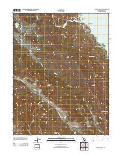 Chiles Valley California Historical topographic map, 1:24000 scale, 7.5 X 7.5 Minute, Year 2012