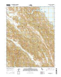 Chiles Valley California Current topographic map, 1:24000 scale, 7.5 X 7.5 Minute, Year 2015