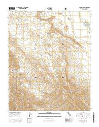 Chimineas Ranch California Current topographic map, 1:24000 scale, 7.5 X 7.5 Minute, Year 2015