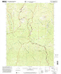 Chimney Rock California Historical topographic map, 1:24000 scale, 7.5 X 7.5 Minute, Year 1997