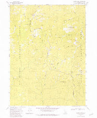 Chimney Rock California Historical topographic map, 1:24000 scale, 7.5 X 7.5 Minute, Year 1981