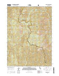 Chimney Rock California Current topographic map, 1:24000 scale, 7.5 X 7.5 Minute, Year 2015